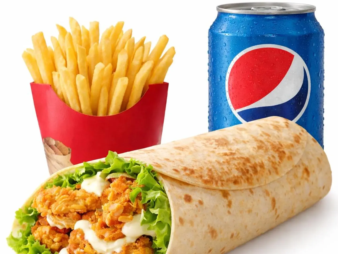 وجبة تورتيلا زنجر حراق