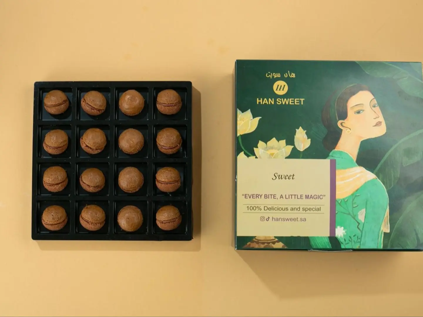 Bites Cheesecake, Featuring A Chocolate And Caramel Filling And Crispy Biscuit Top.