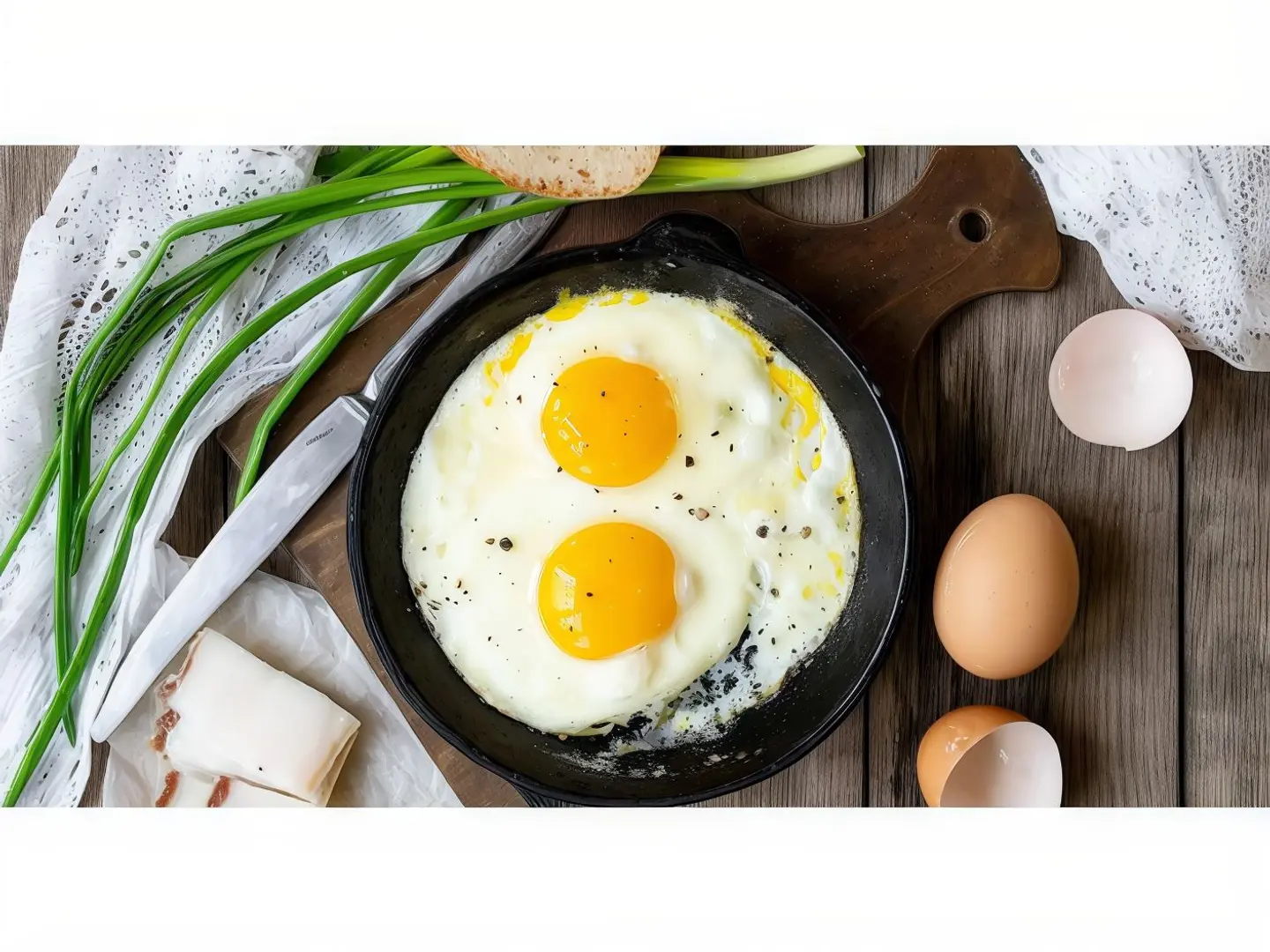 Fried Eggs Sunny Side Up