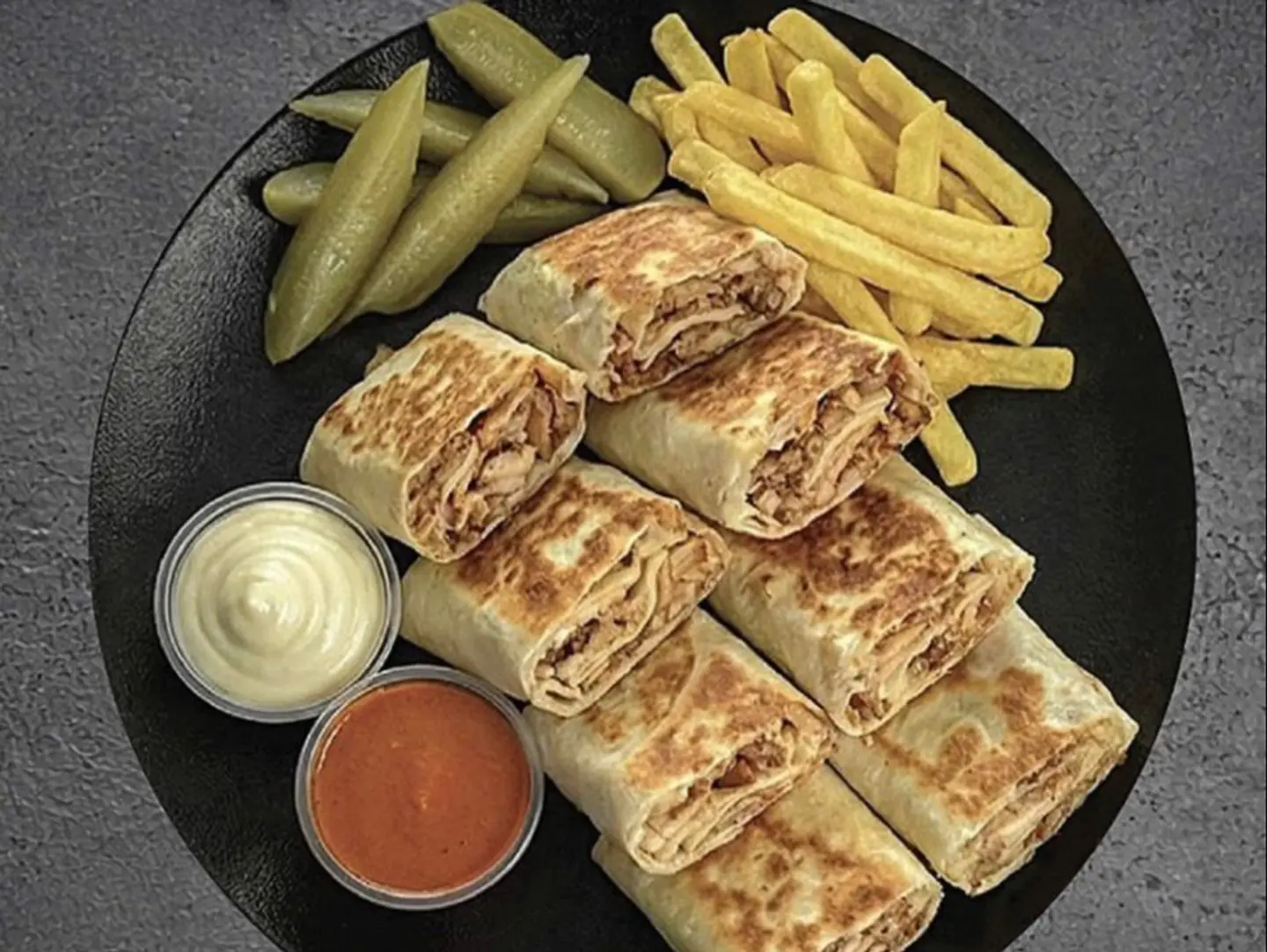 Shawarma Plate Small 12 Pcs