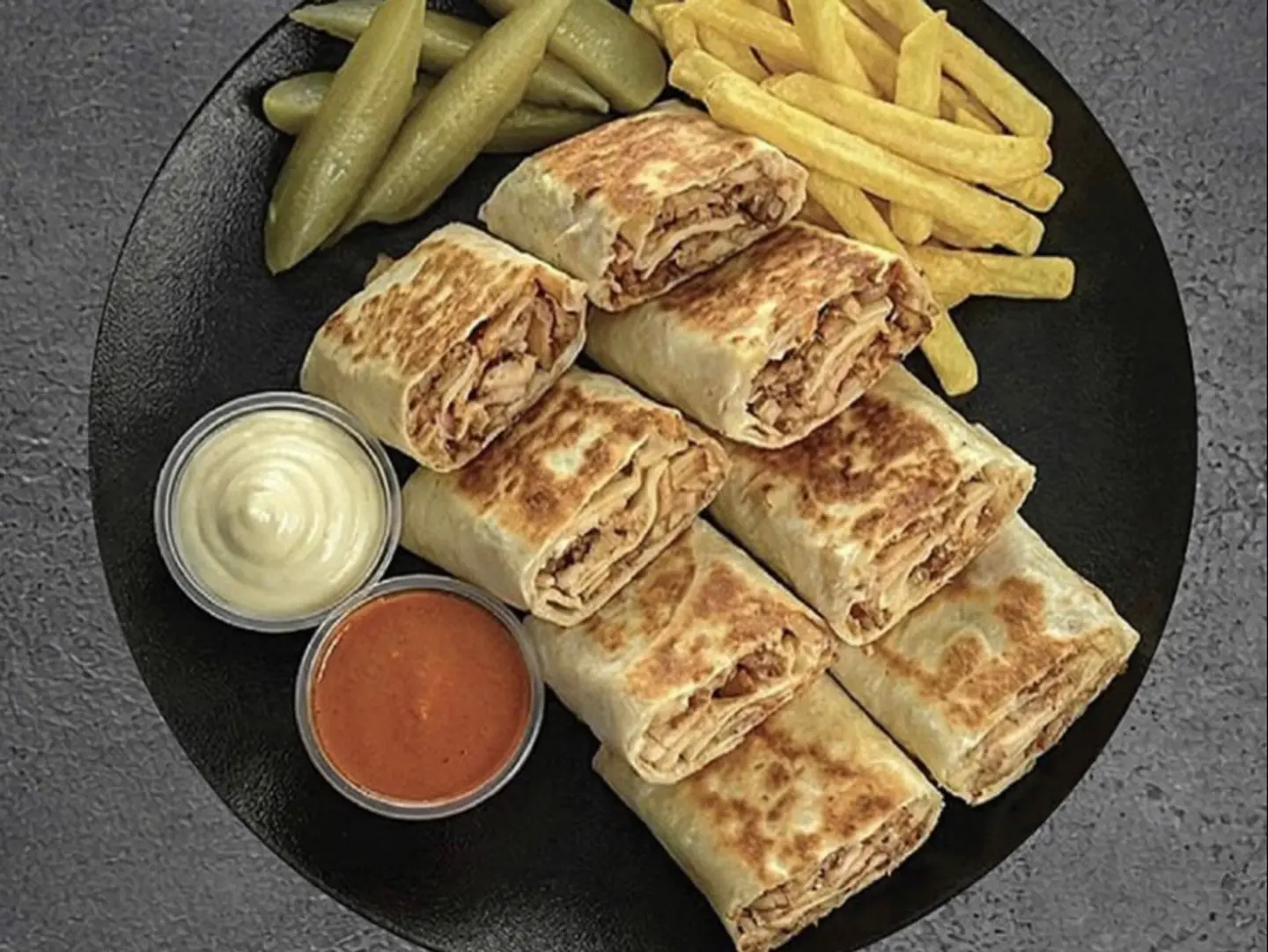 Shawarma Plate Medium 10 Pcs