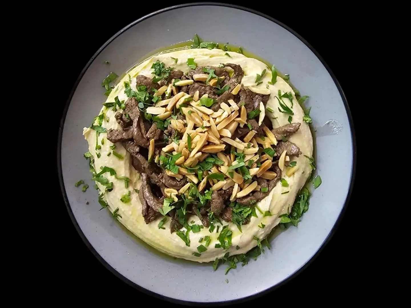 حمص باللحمة