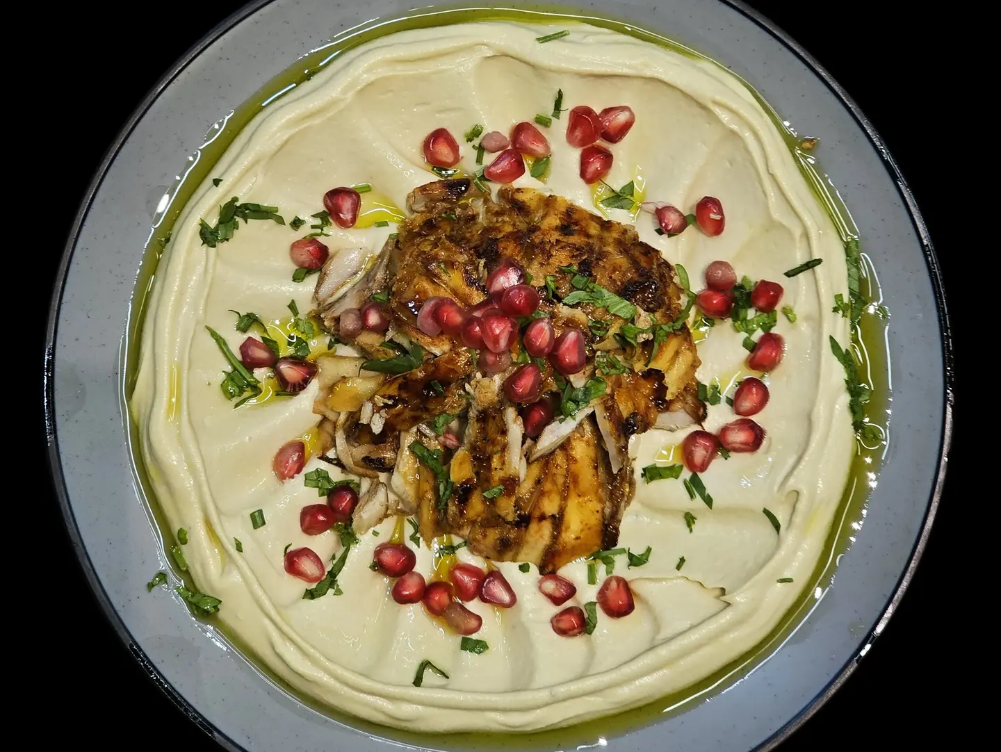 Hummus With Shawrma