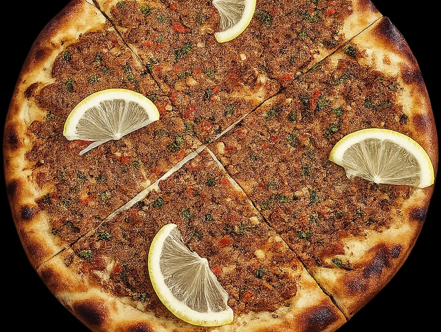 Lahmah Bel Ajeen With Vegetables