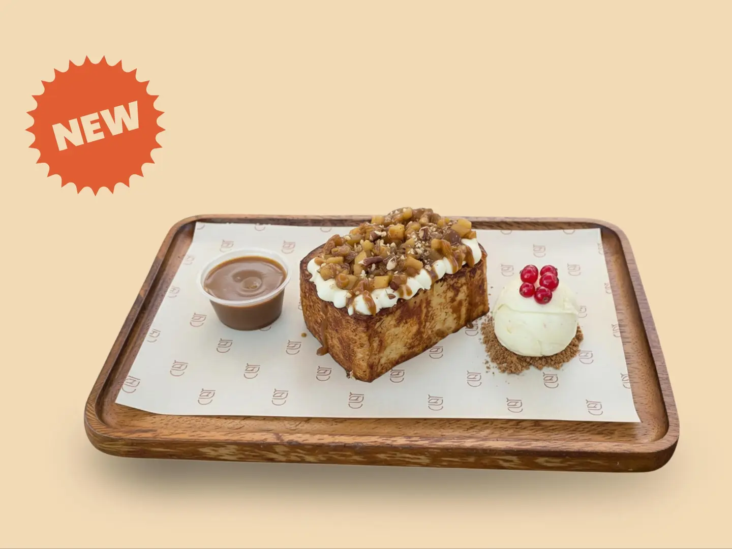 Caramel Apple Cream Cheese French Toast