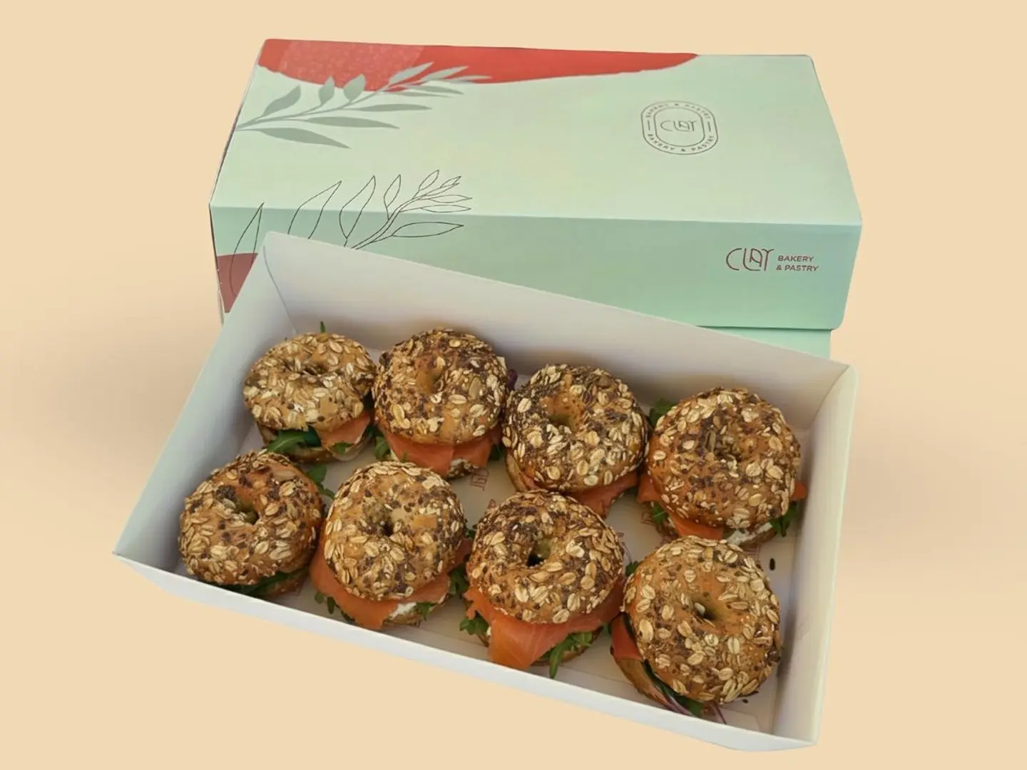 Mini Bagel Lux Salmon