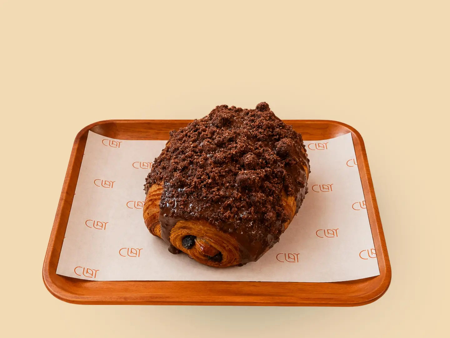 Chocolate Crumble Swiss Pan