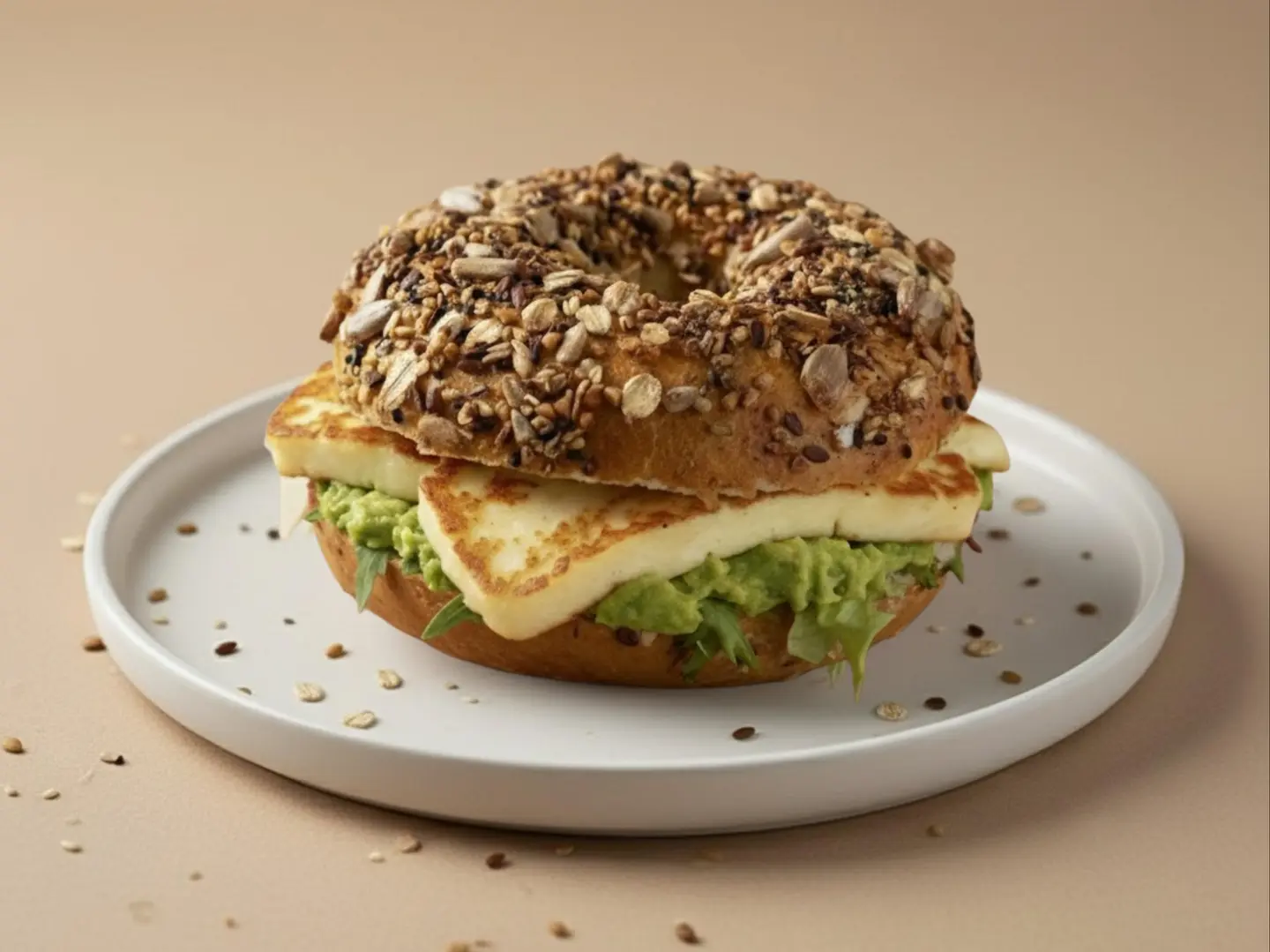 بيجل حلومى بالافوكادو