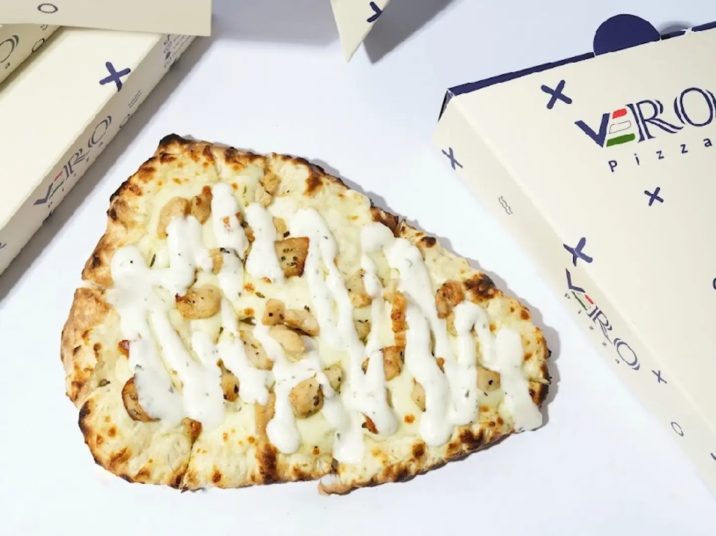 بيتزا سلايز دجاج رانش كبير