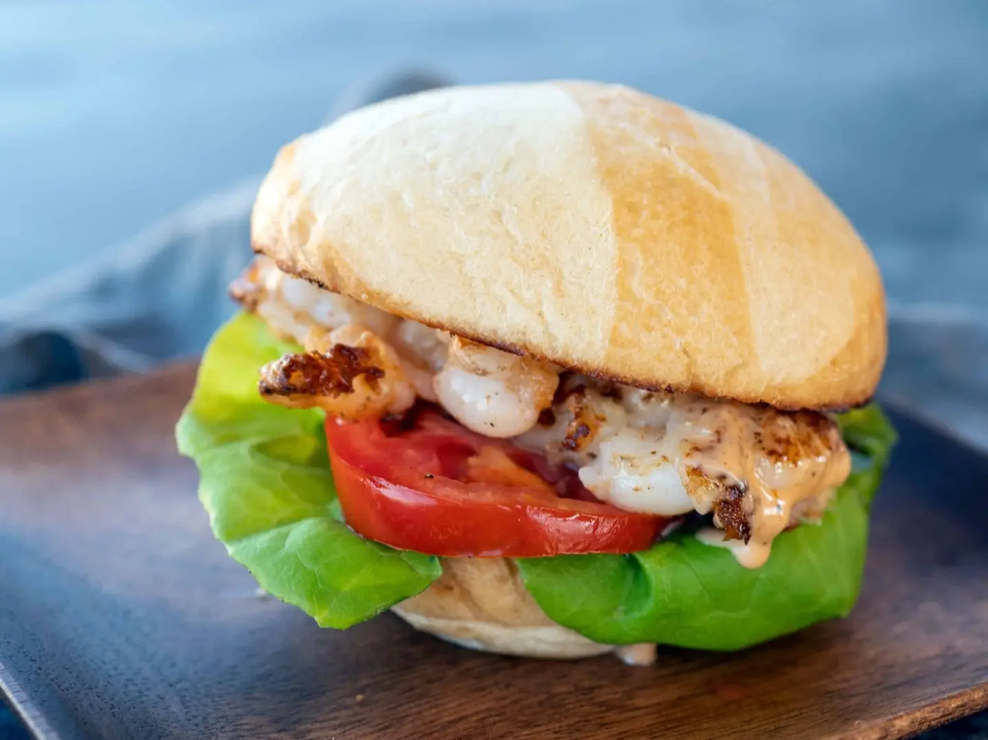 برجر روبيان جمبو-بدون بطاطس مقلية