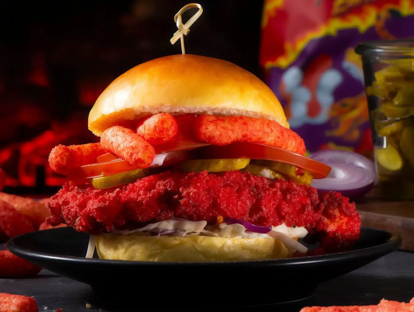 زنجر جيتوس برجر-بدون بطاطس مقلية