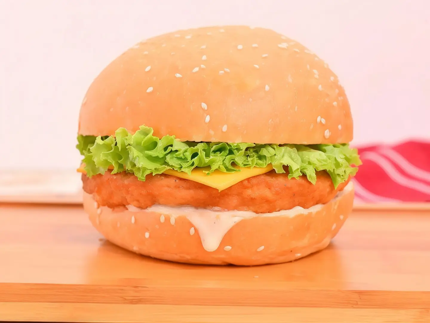 برجر خليج-بدون بطاطس مقلية