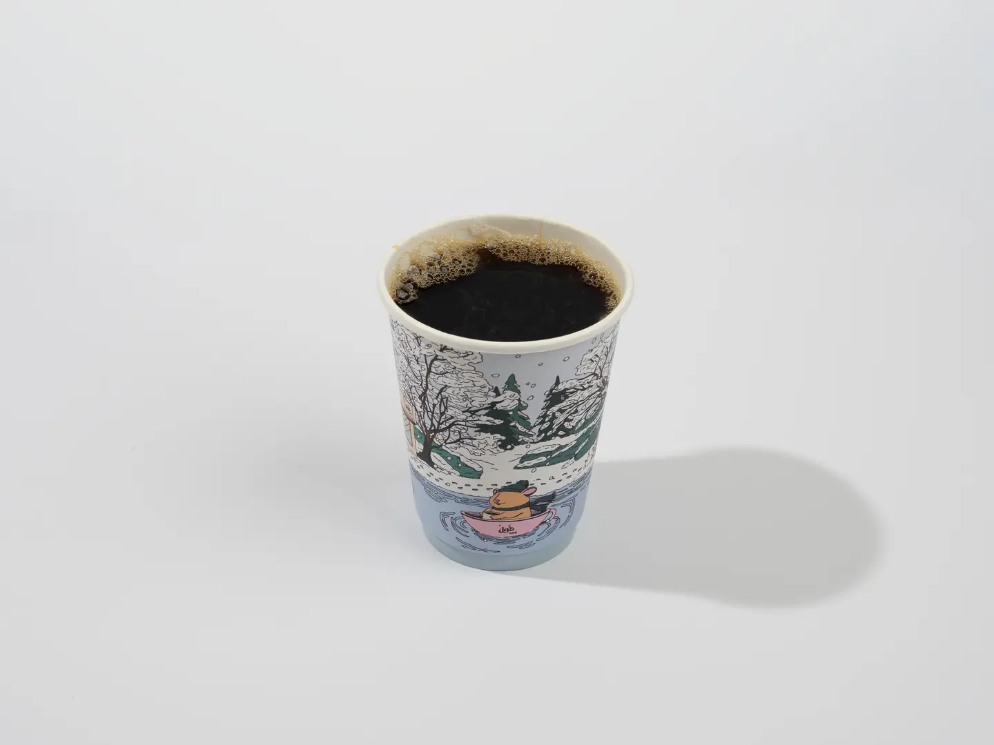 قهوة اليوم حار كبير