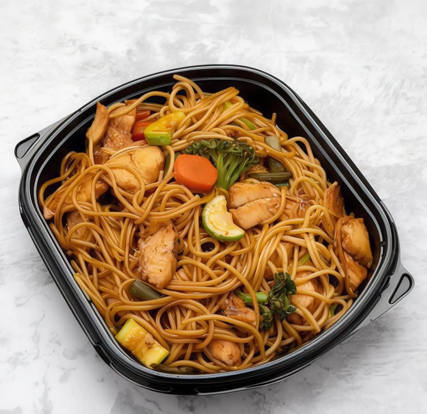 نودلز صيني بالدجاج