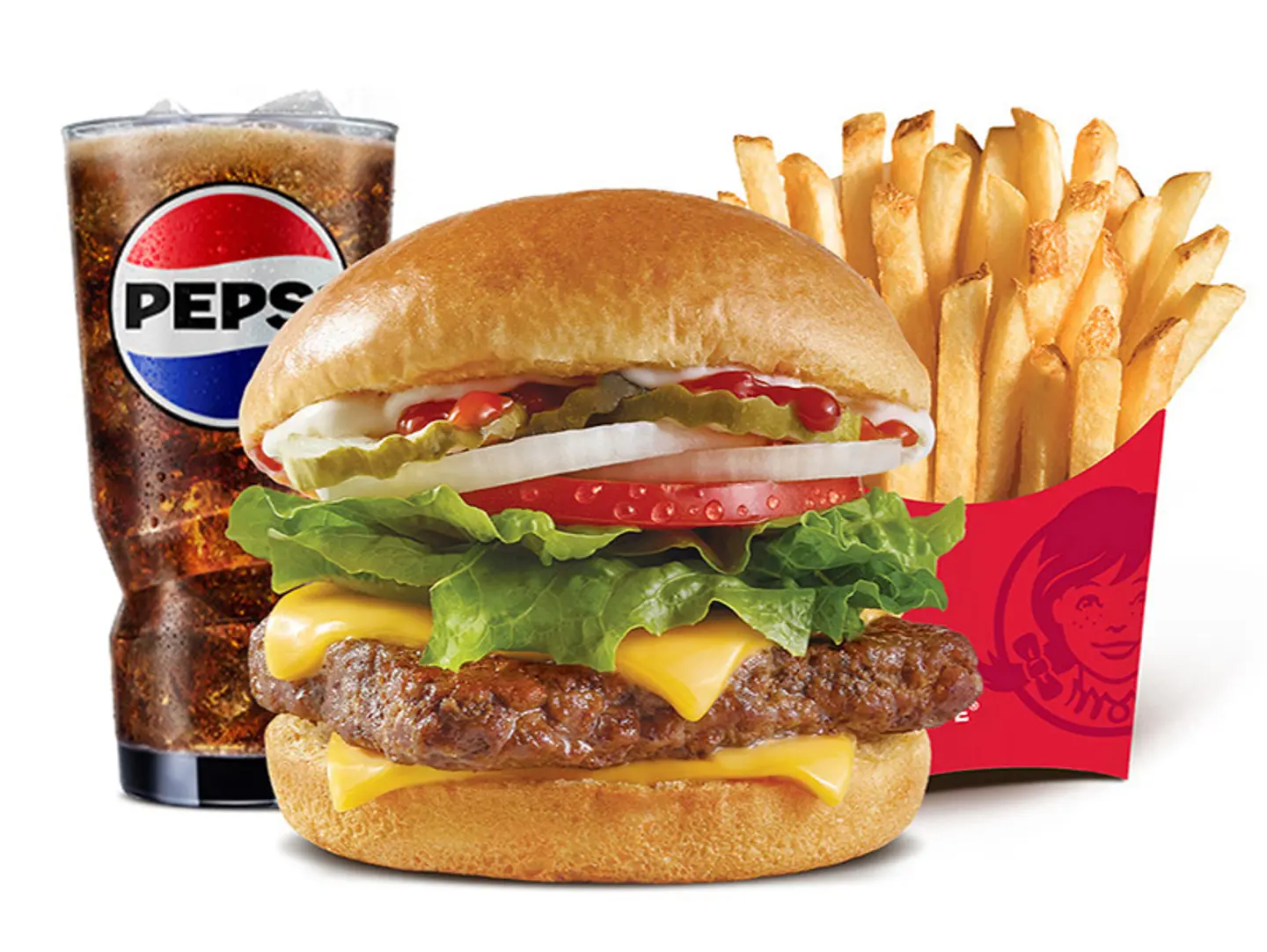 Wendy's Single Burger Combo - Medium