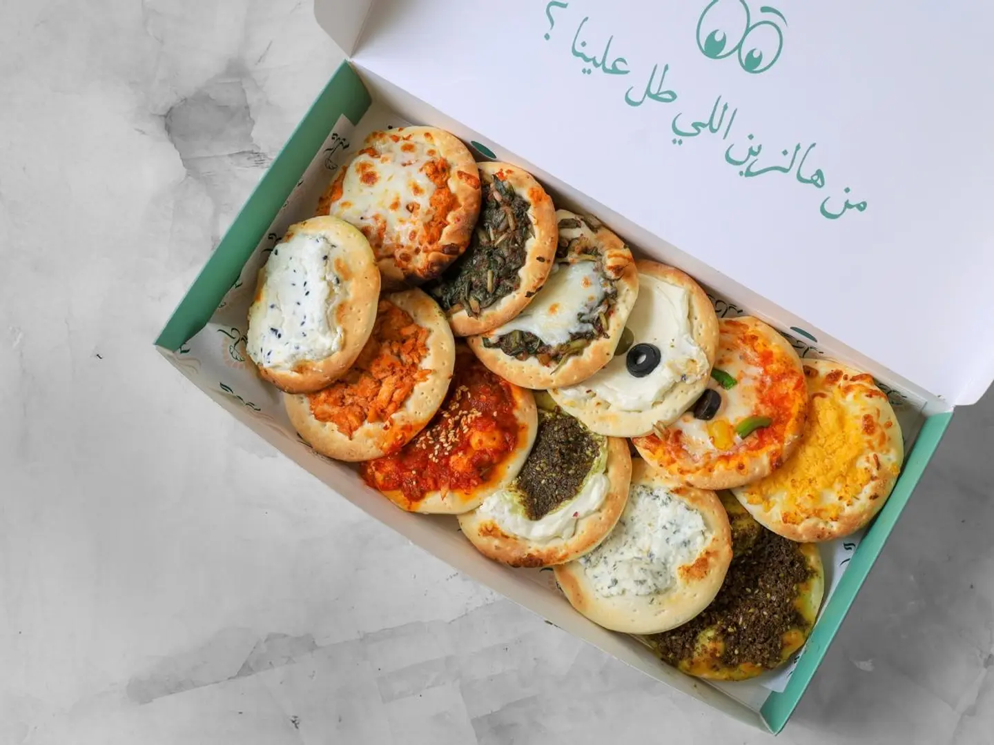 بوكس فطائر قوارب ميني-بوكس فطيرة قوارب ٢٤ حبة