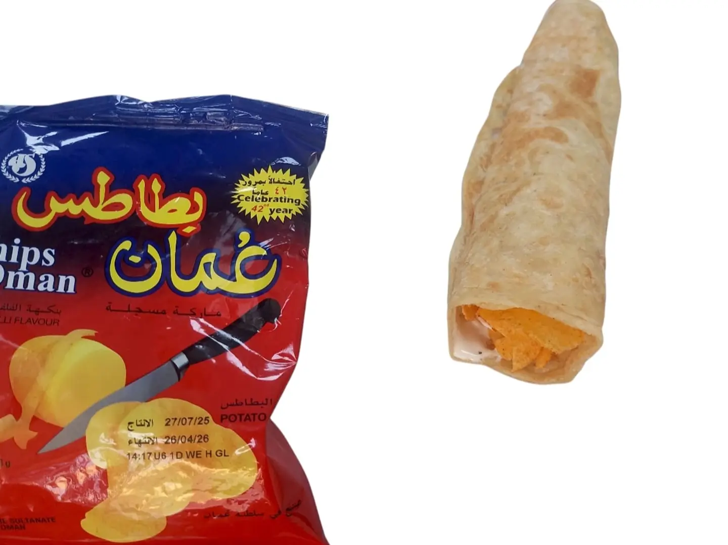 شباتي جبن و بطاطس عمان