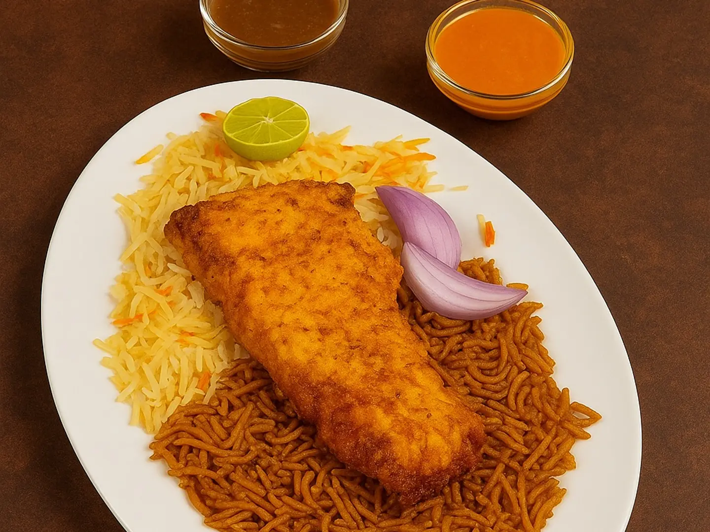 Fish Fillet With Rice (Small)
