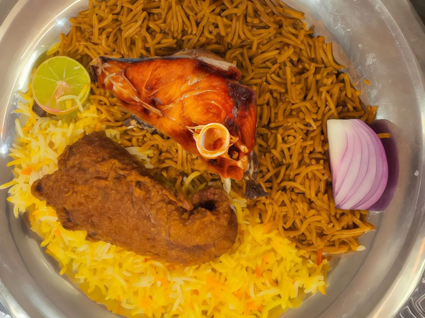 Mixed Fish With Rice