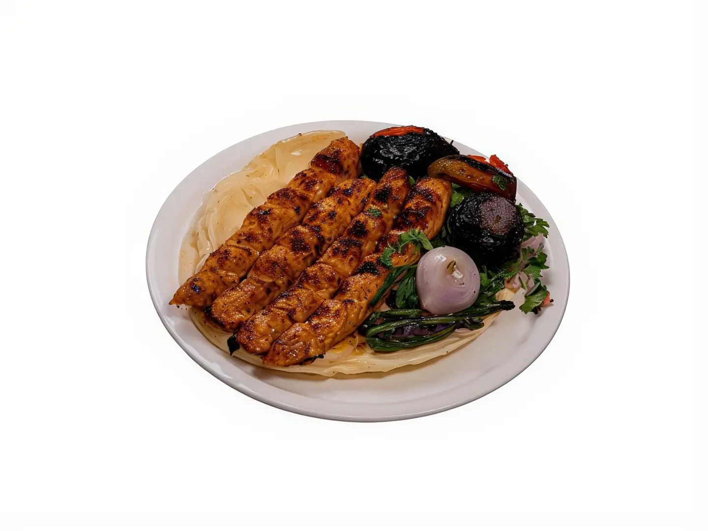 For One Person Chicken Kebab