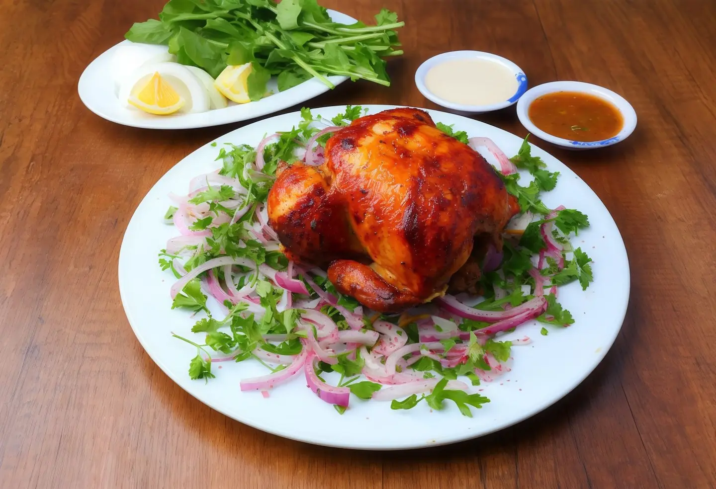 ربع دجاج شواية سادة