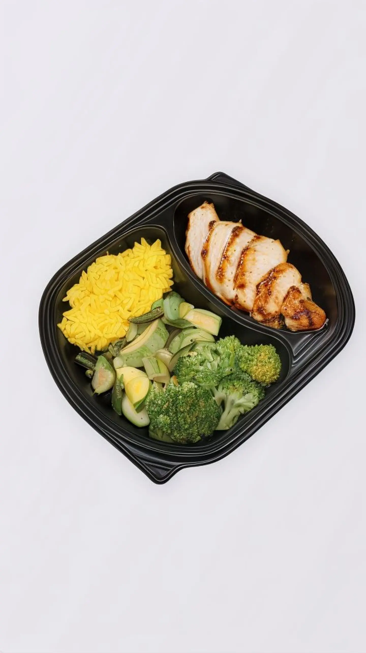 دجاج مشوي مع الخضار الكيتوني