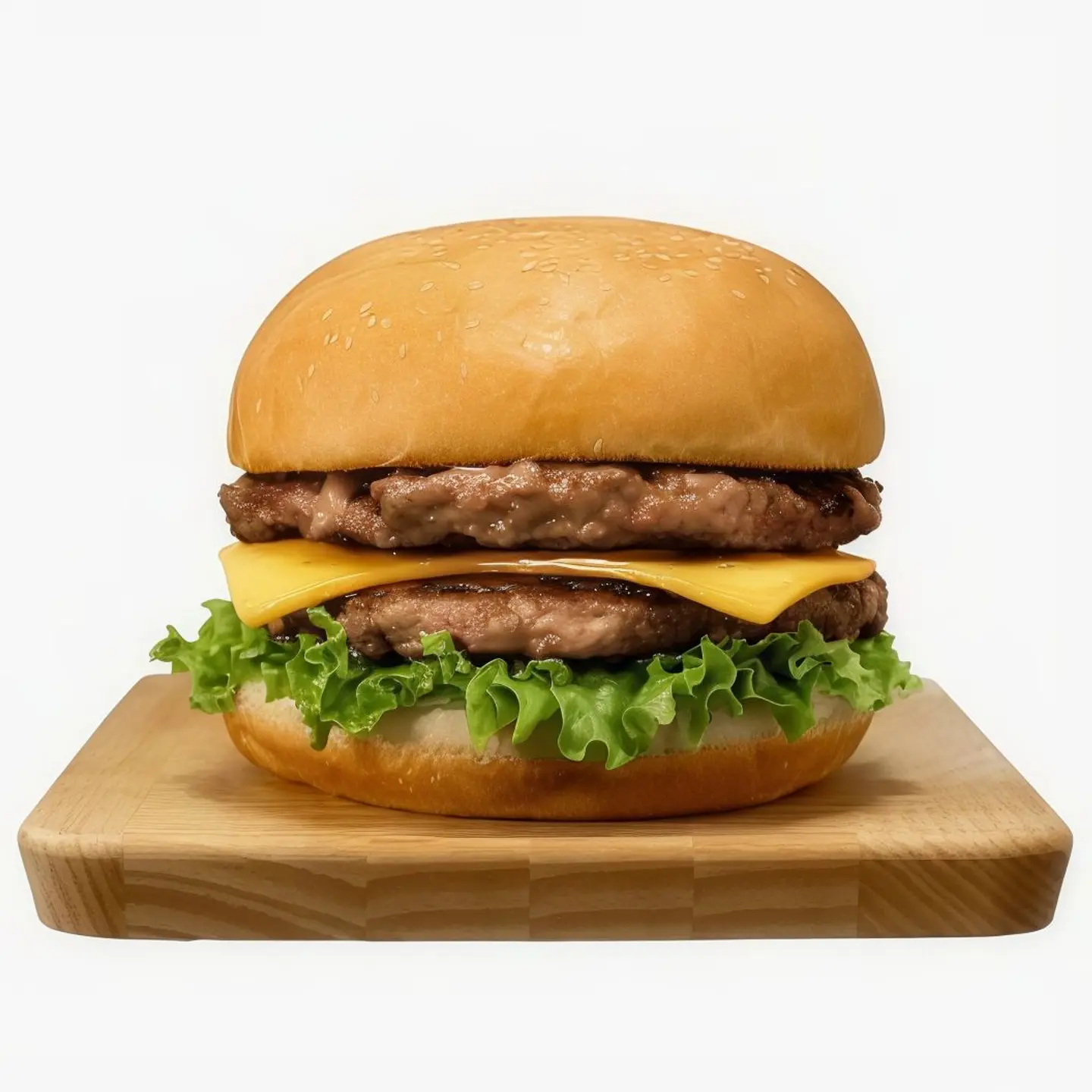 ساندوتش برجر لحم دبل