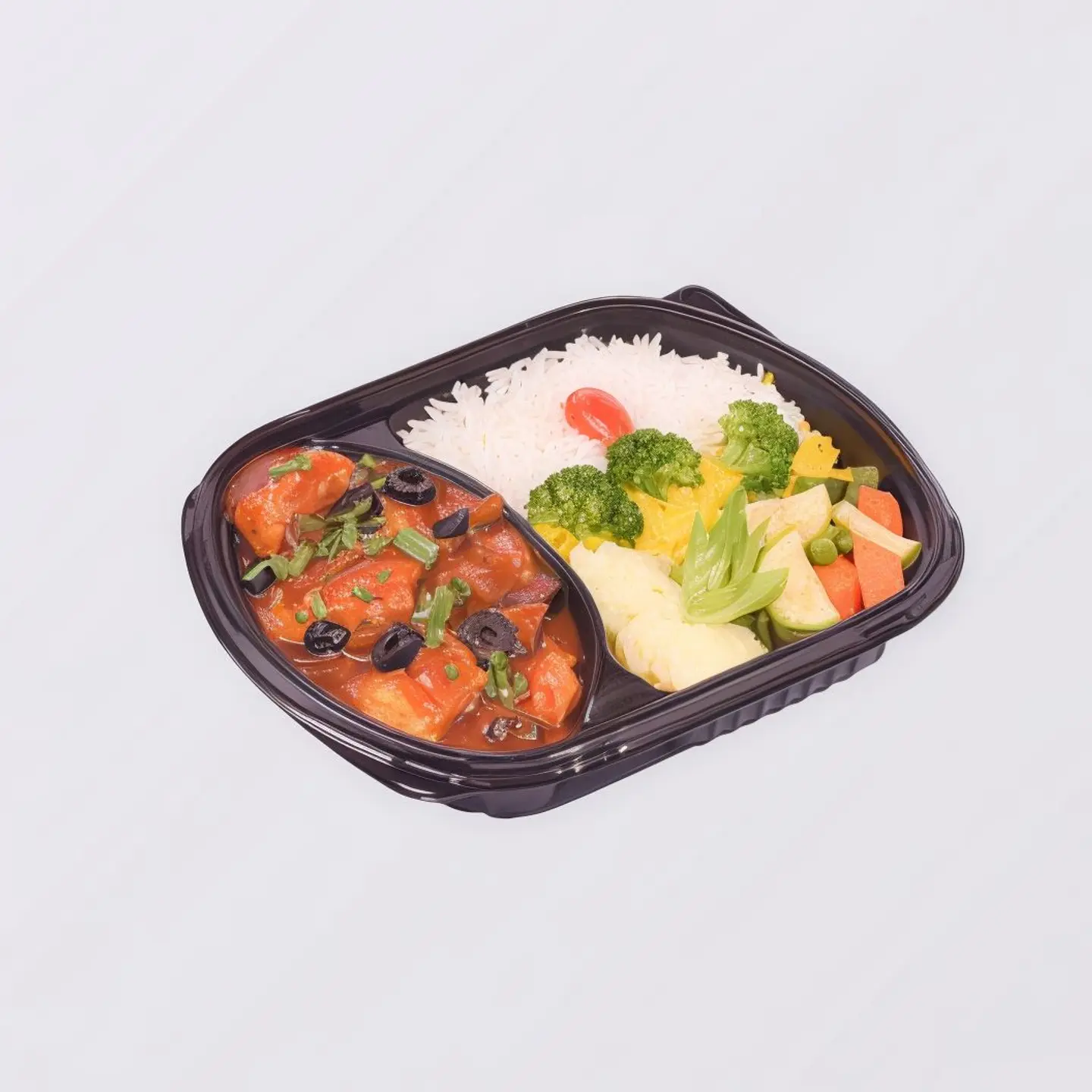 طاجن دجاج بالخضار مع ارز وبطاطس ودجز