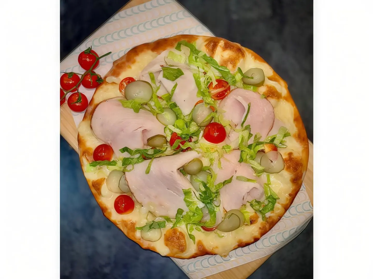 Cheese And Turkey Manqusha