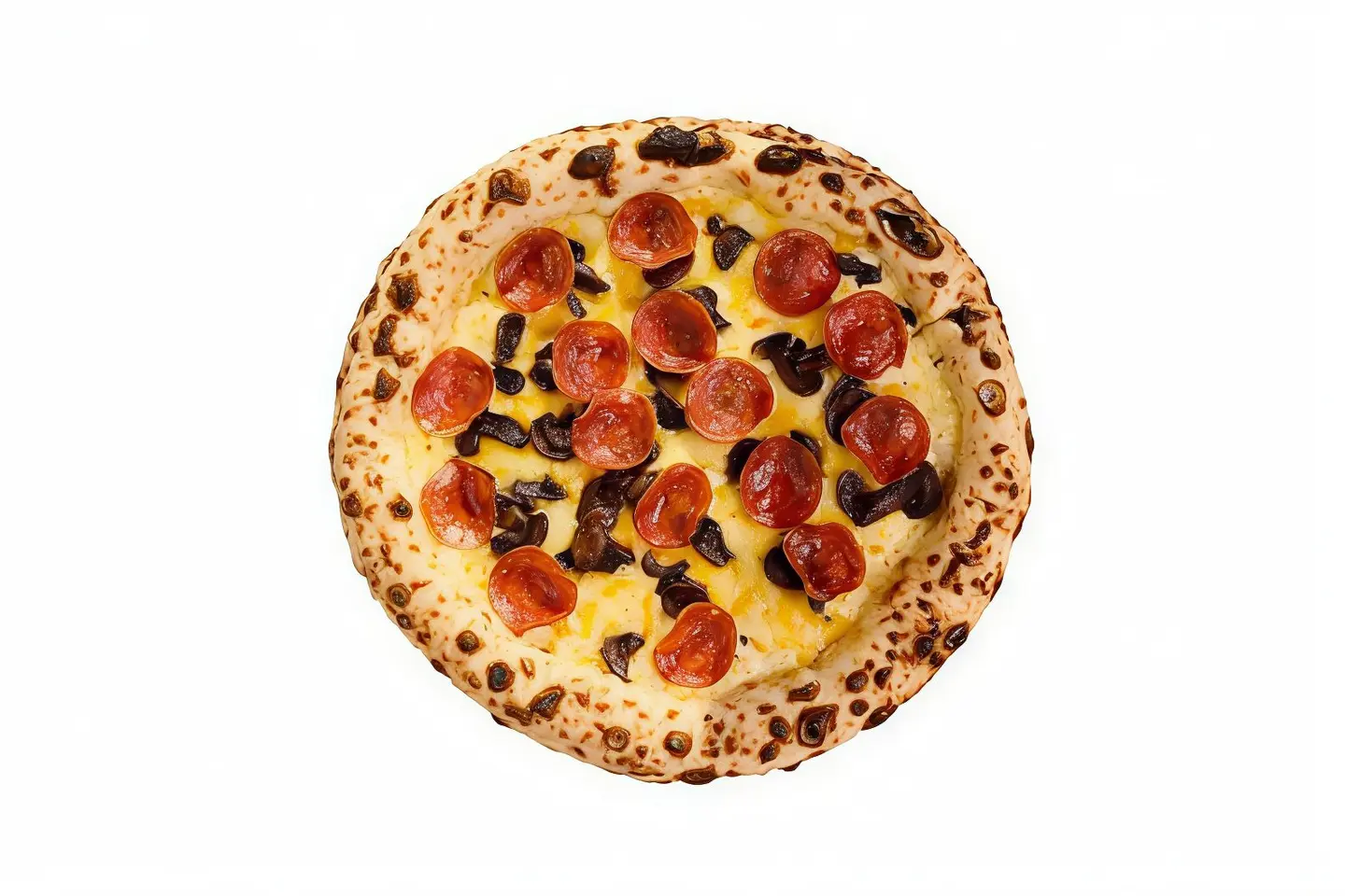 ببروني مشروم بيتزا