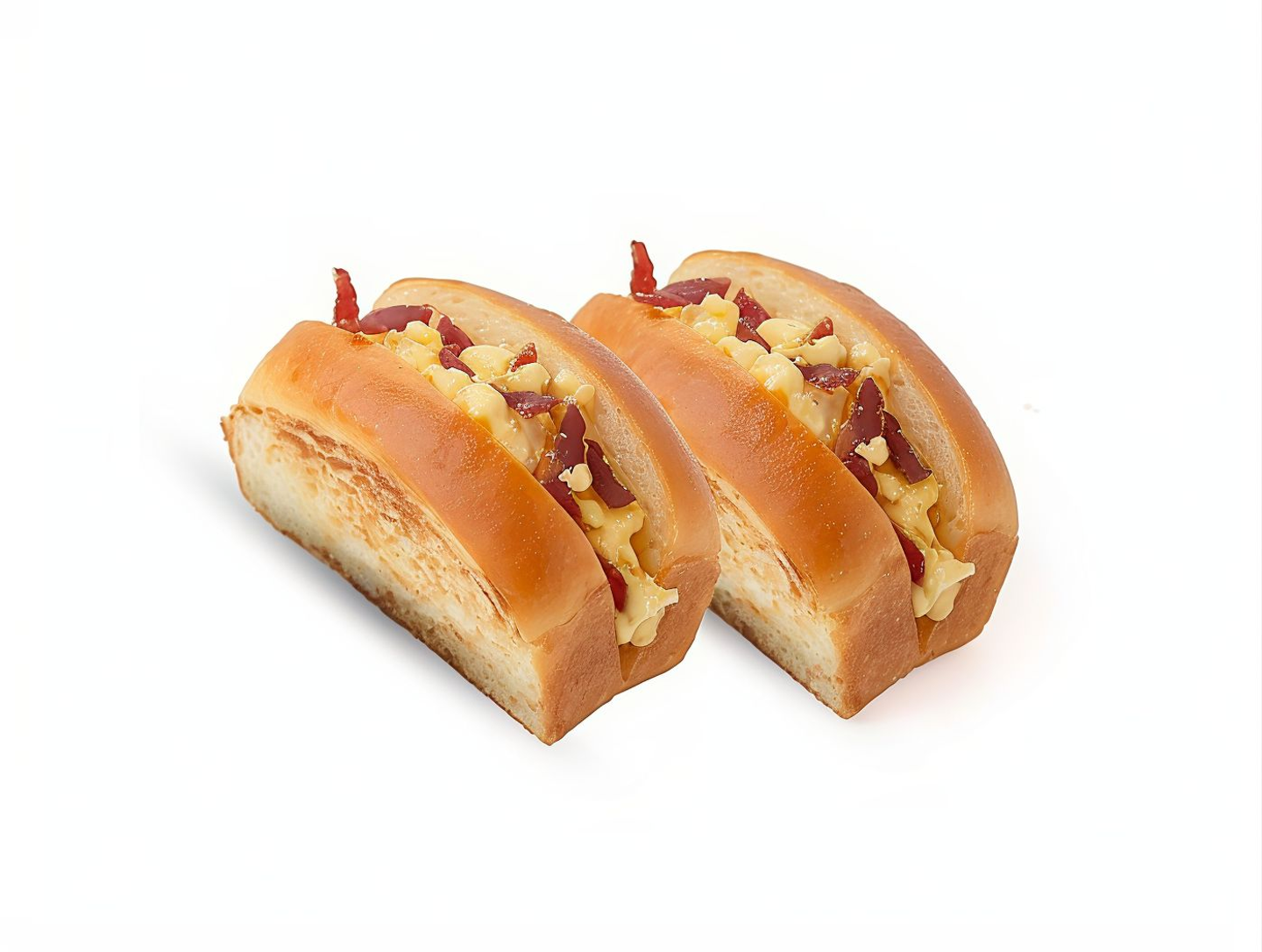 Mini Bacon Eggs Brioche 2 Pieces