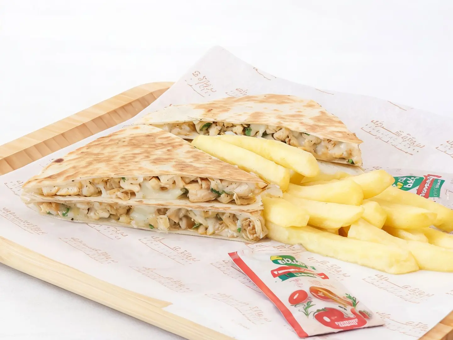 Chicken Quesadilla Plate