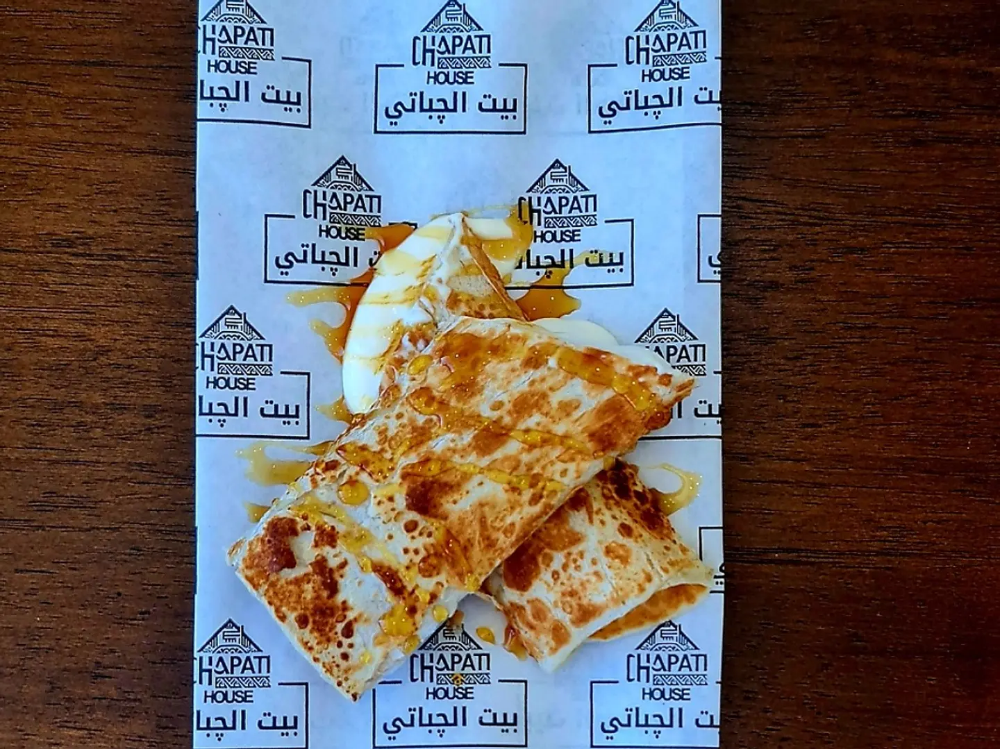 Cheese And Honey Chapati