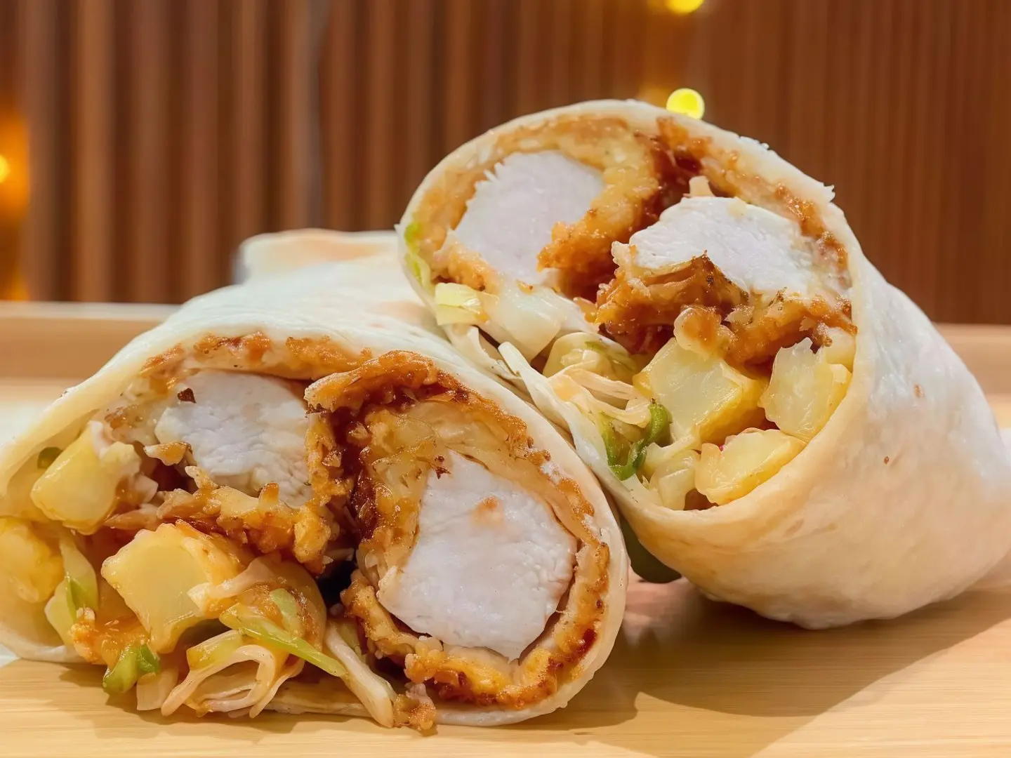 Fresh Crispy Chicken Chapati