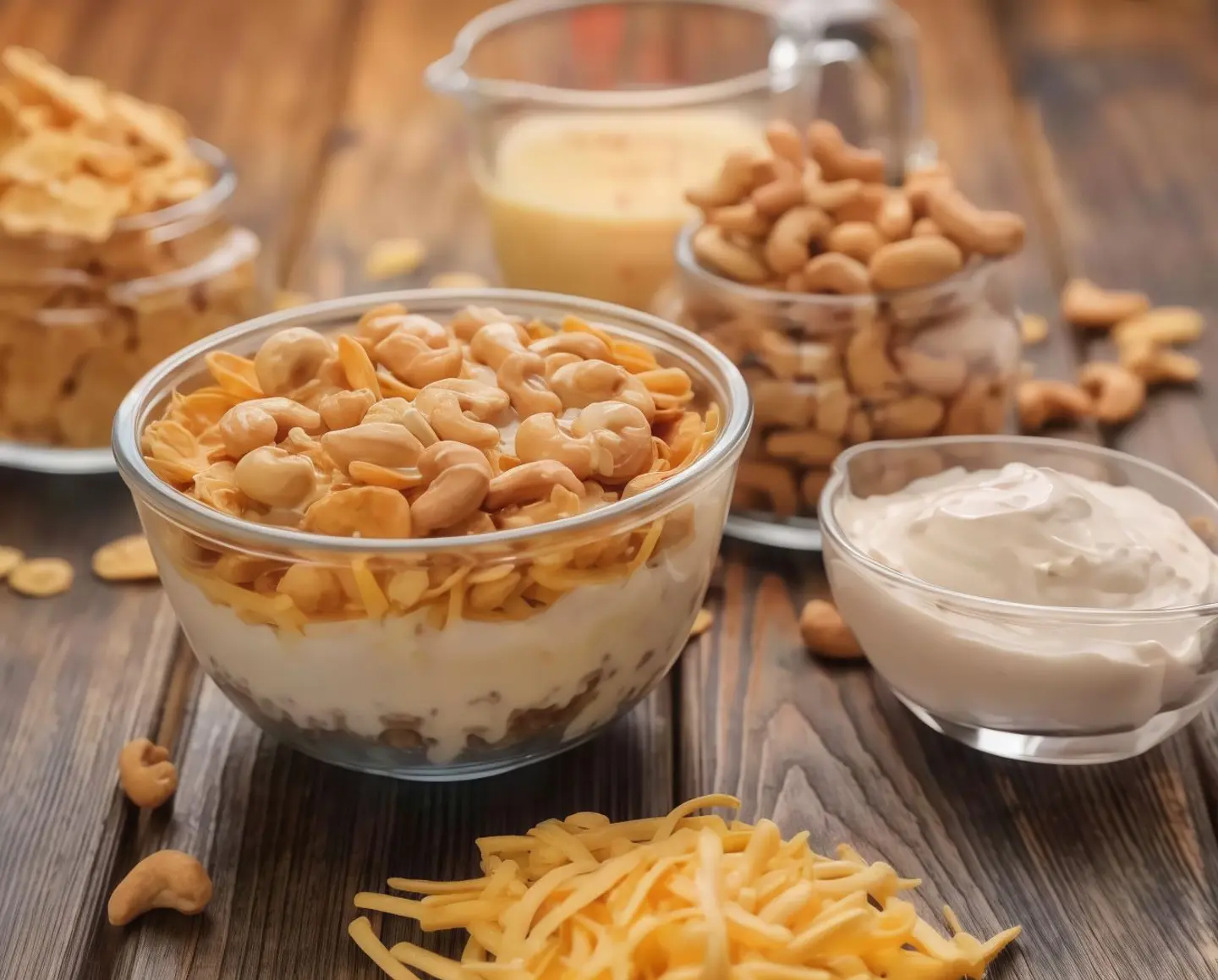 العريكة قشطة عسل مع جبن و كرون فليكس