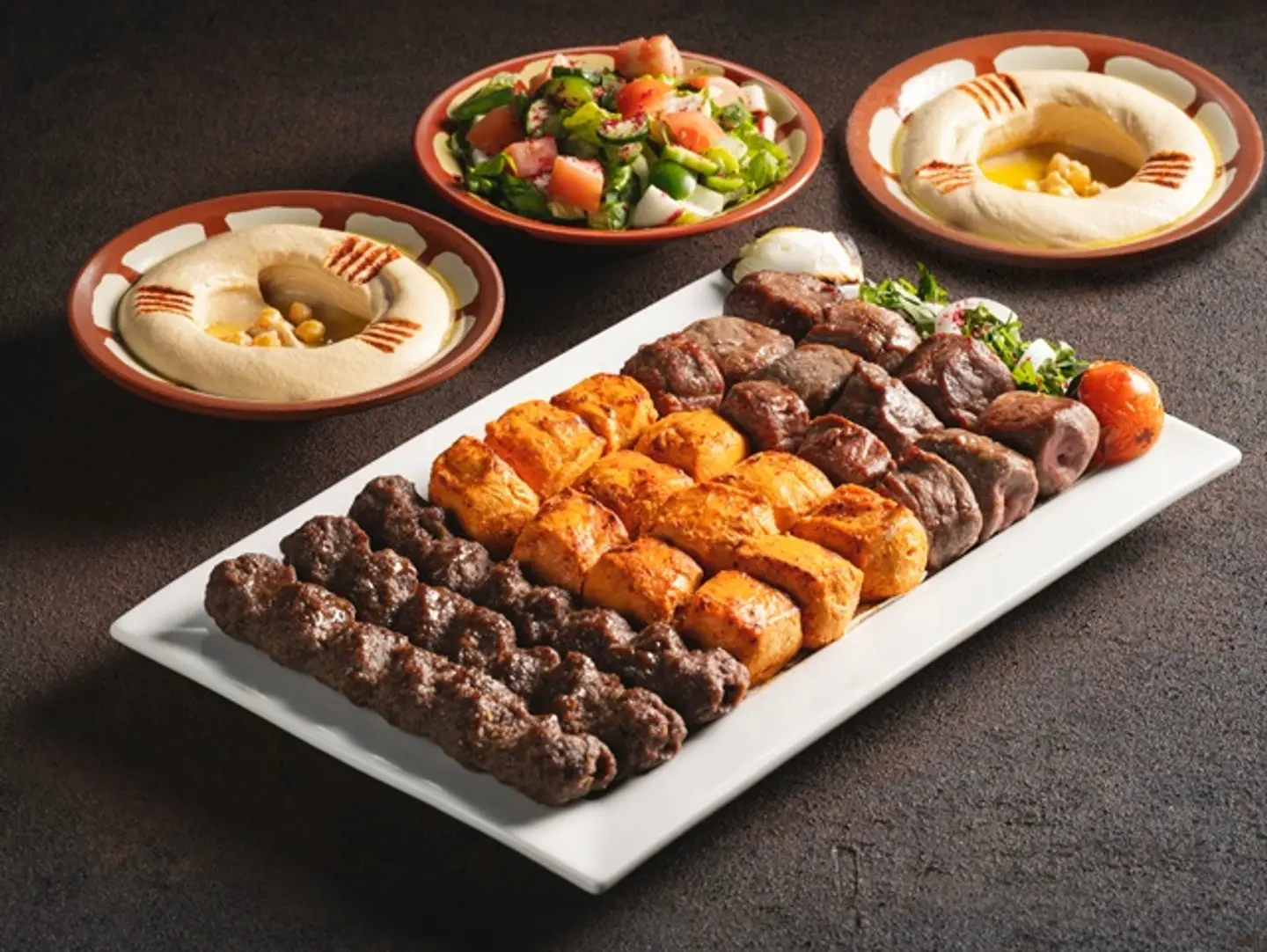 Kabab House Mixed Grill Platter (Serves 3)