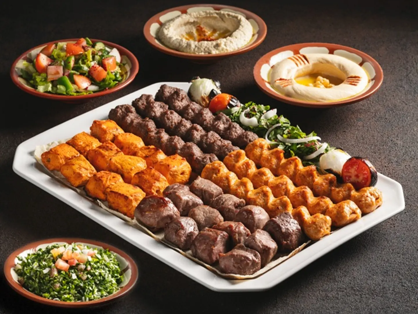 Kabab House Mixed Grill Platter (Serves 4)
