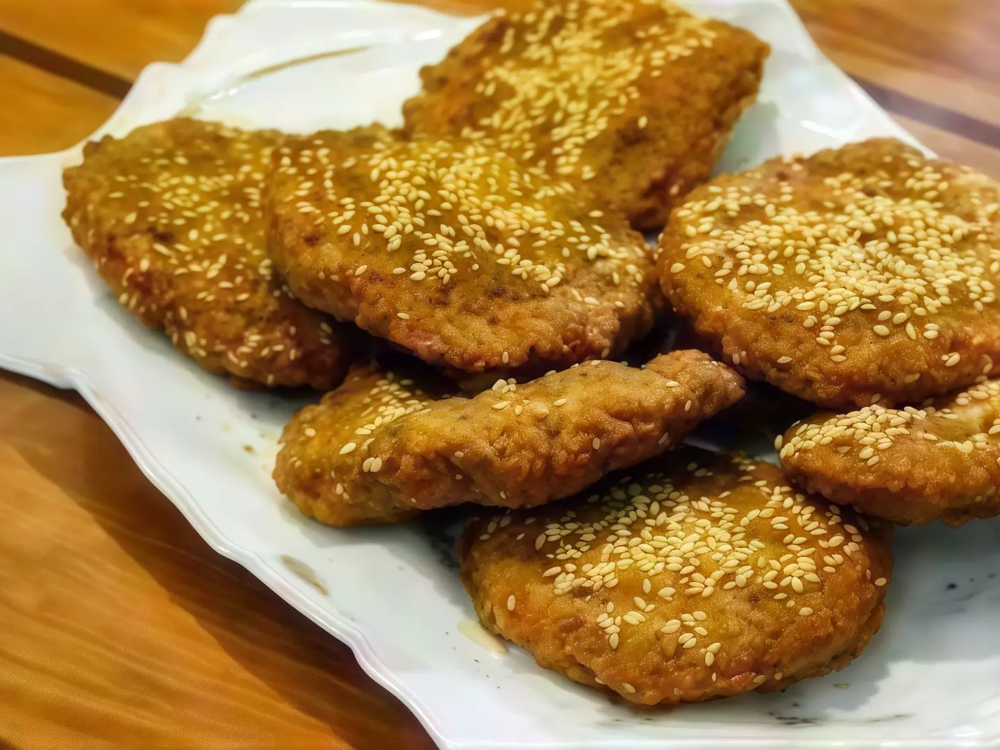 طعميه ساده بالسمسم