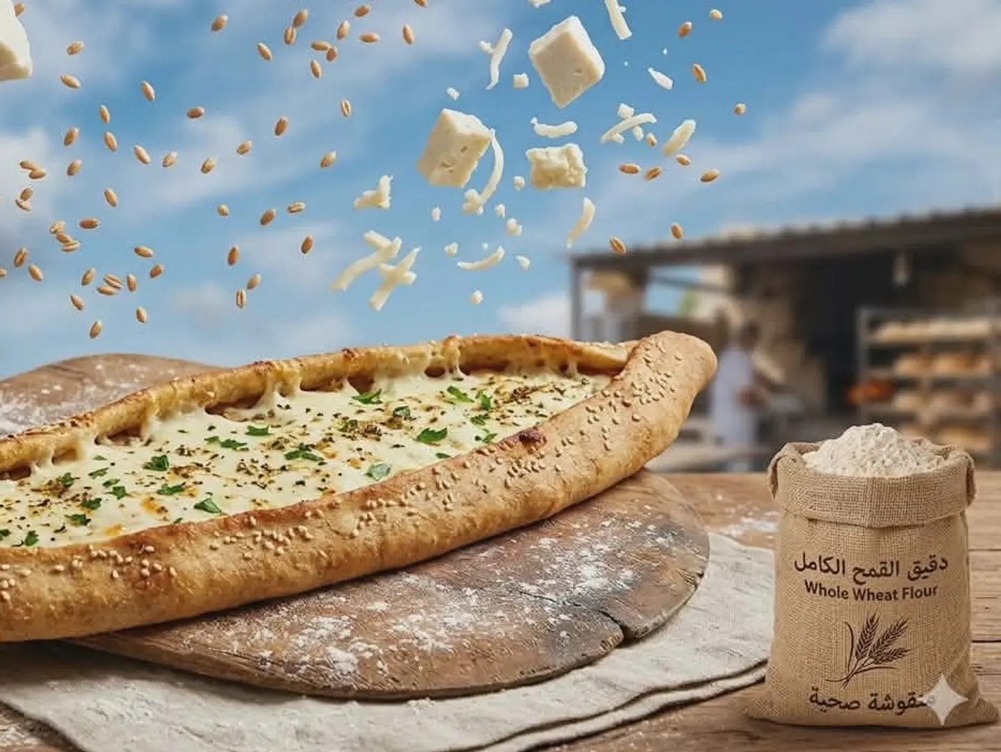منقوشة صحية مكس الاجبان الثلاثي