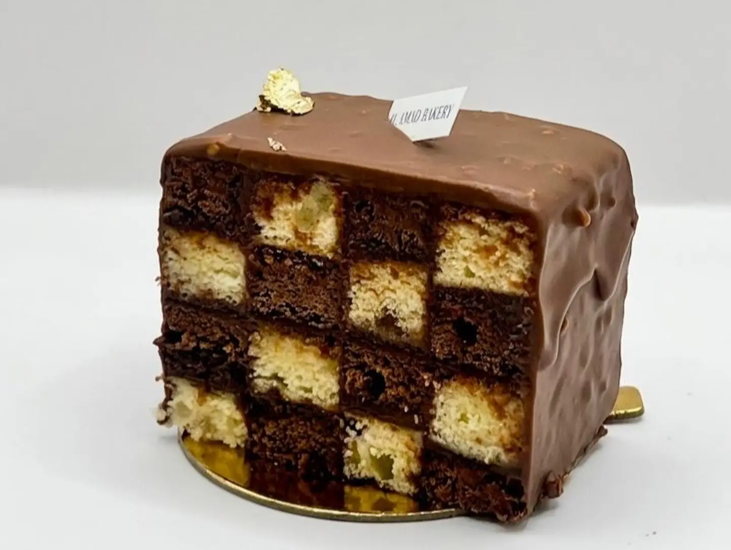Chocolate Checkerboard Cake