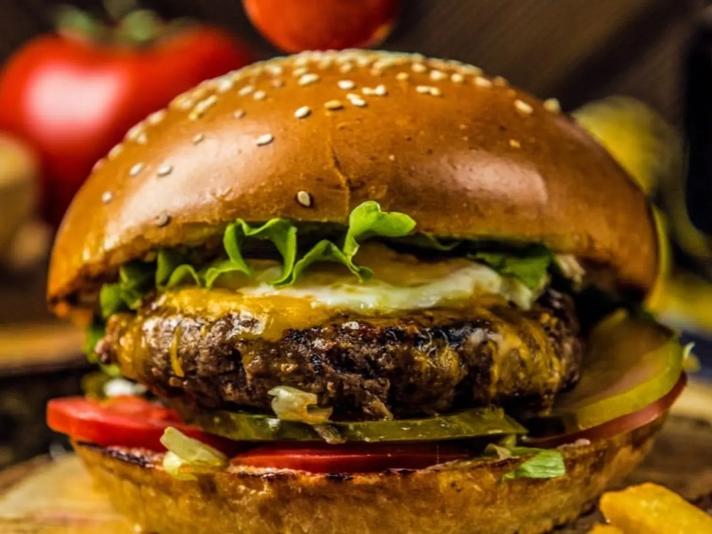 برجر لحم عادي