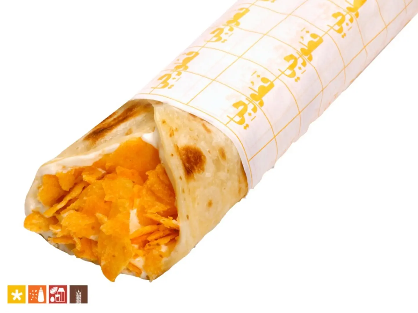 بيض وجبن و شبس