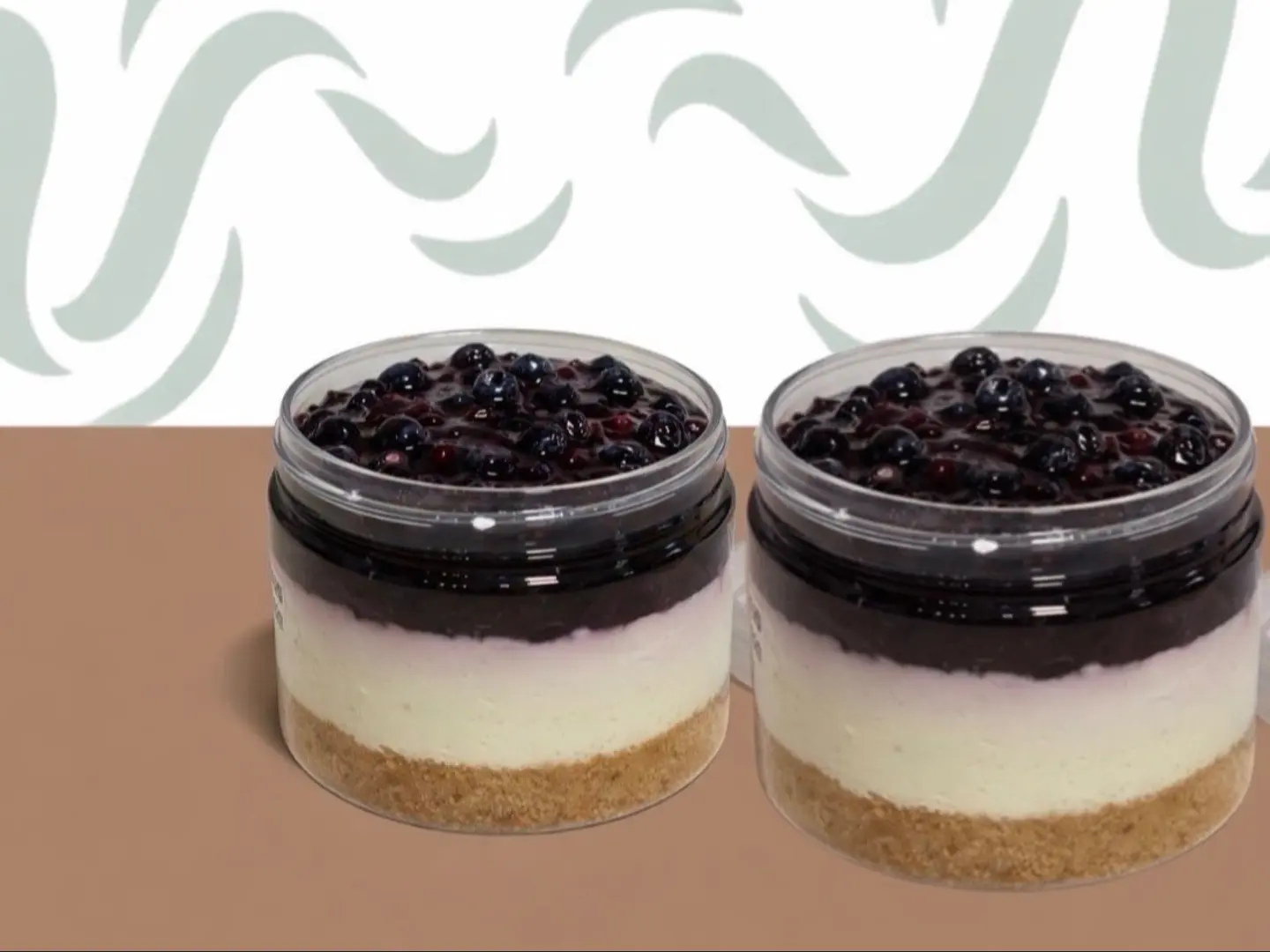 2 Jars Blueberry Cheesecake