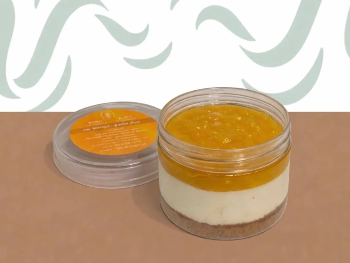 Mango Cheesecake Jar