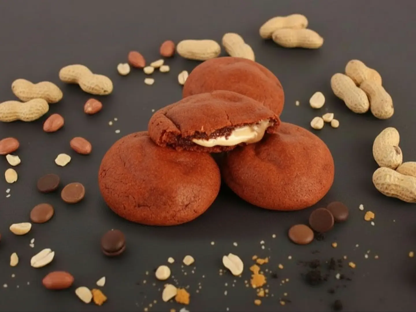 كوكيز كوكيز الفول السوداني بـ ٣٠ قطعة