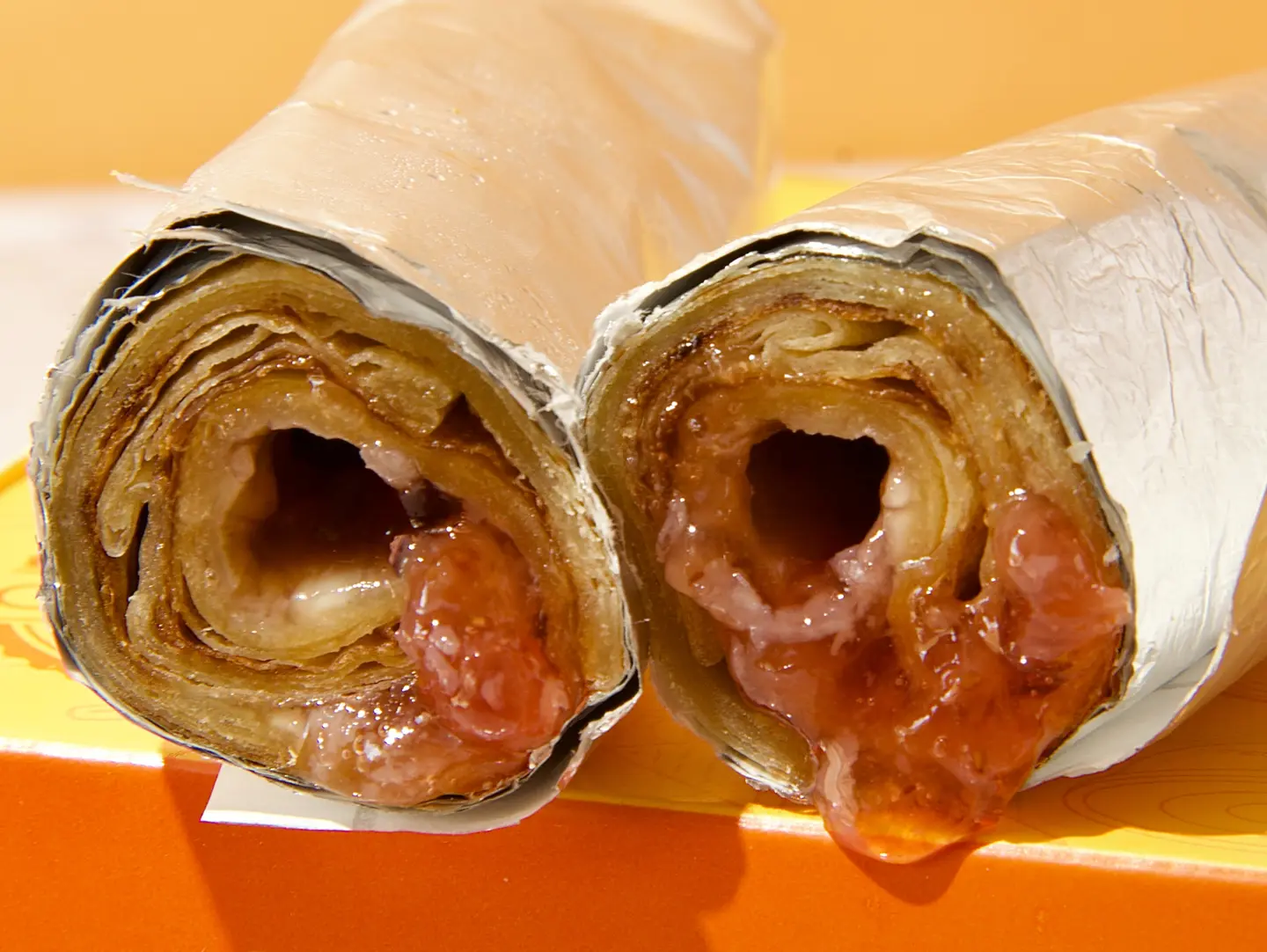 Cheese And Jam Chapati