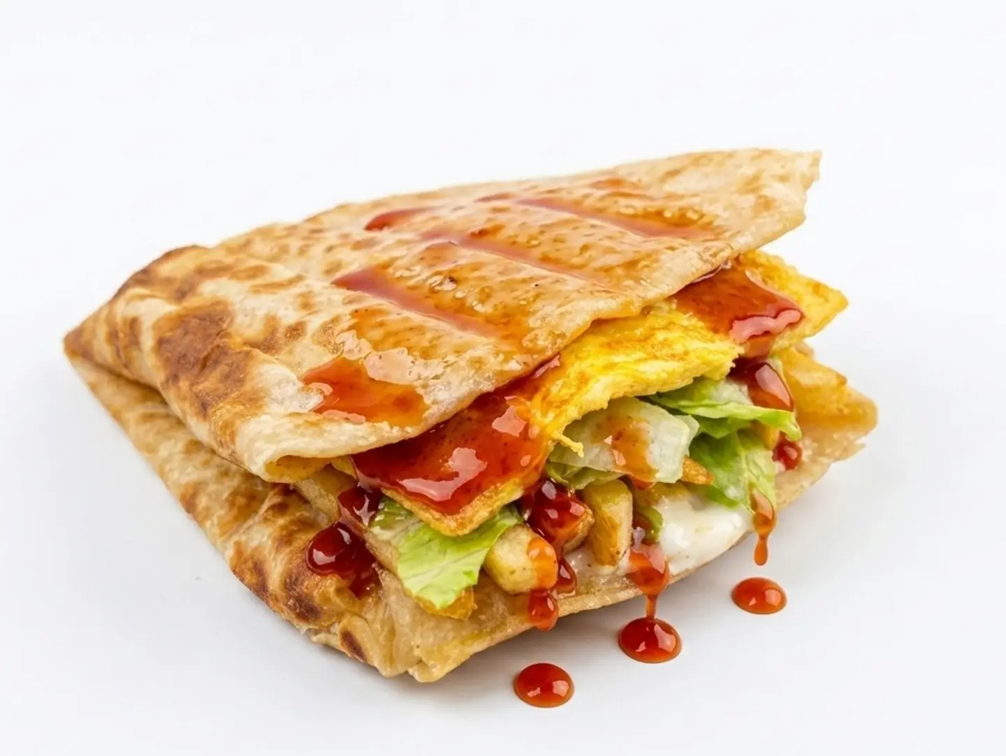 Chapati Egg And Cheese Overload