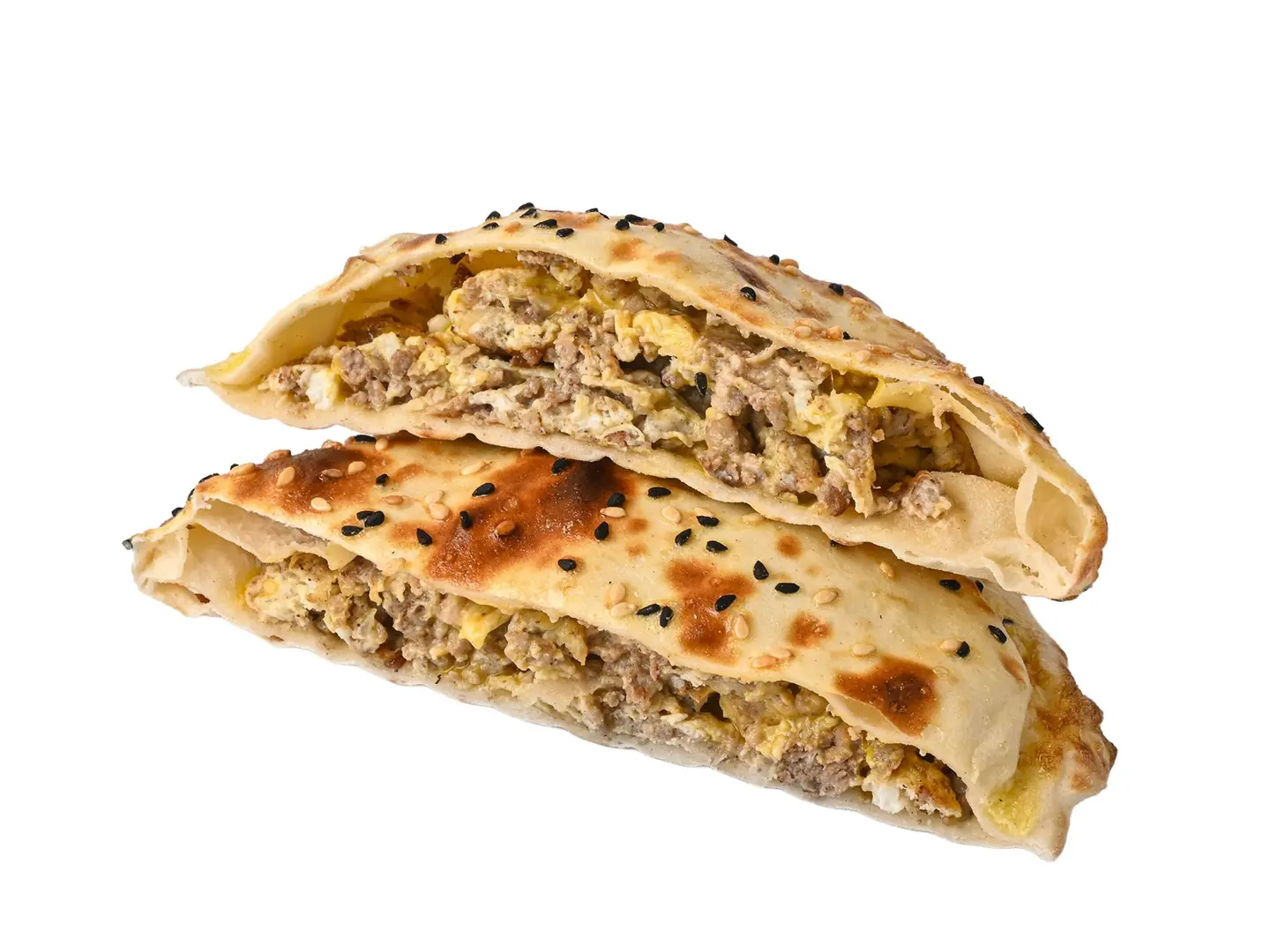 لحم مفروم وبيض