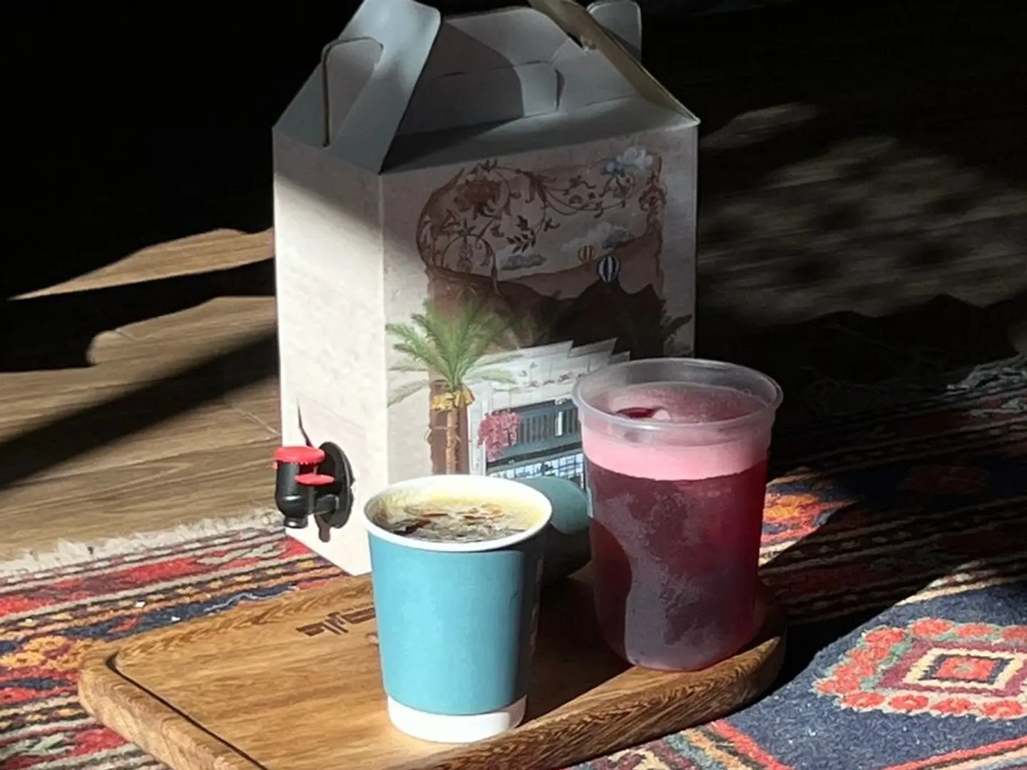 بوكس قهوة عالرصيف - لتر واحد - خمس أكواب