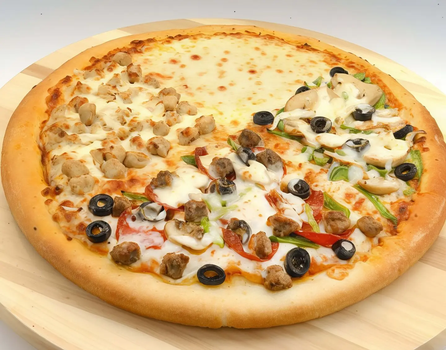 بيتزا أربعة في واحد